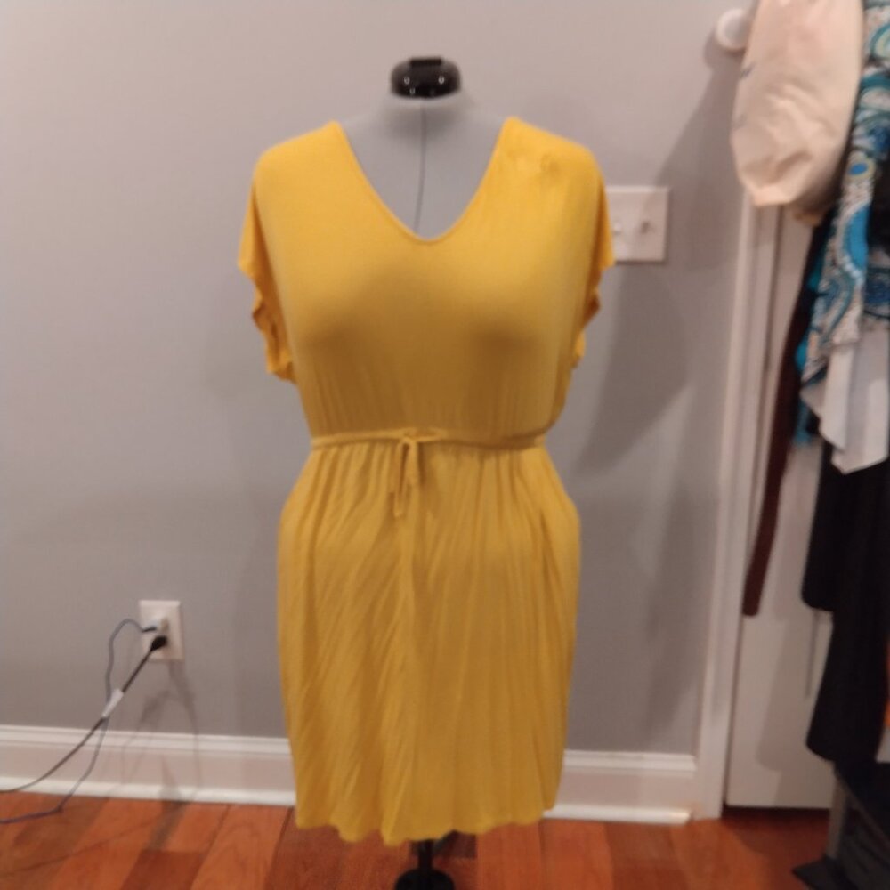 Super Soft by Torrid Yellow Dress